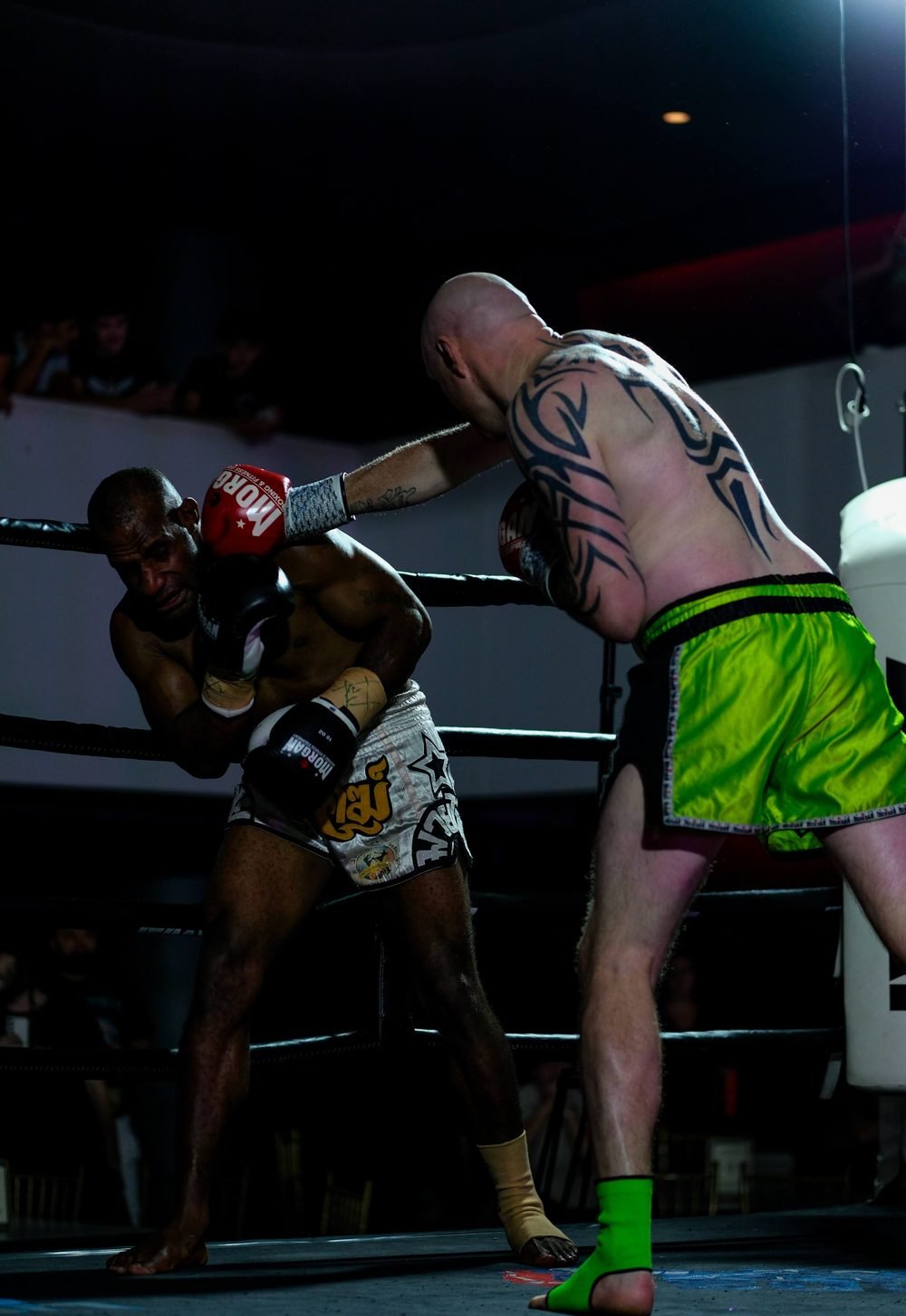 Ringside boxing photography at a Sydney fight night, shot in venue lighting (frame 18 of 24)